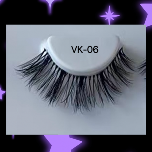 Clear Band 3D Volume Faux Mink Lashes VK-06