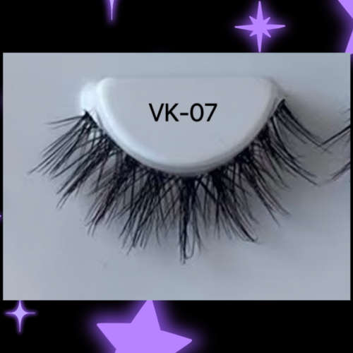 Clear Band 3D Volume Faux Mink Lashes VK-07