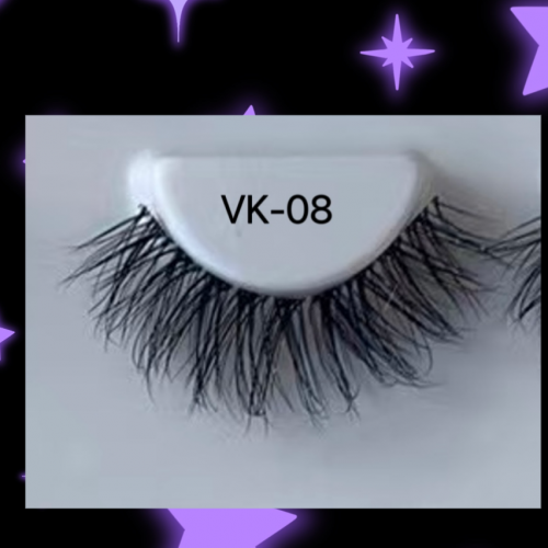 Clear Band 3D Volume Faux Mink Lashes VK-08