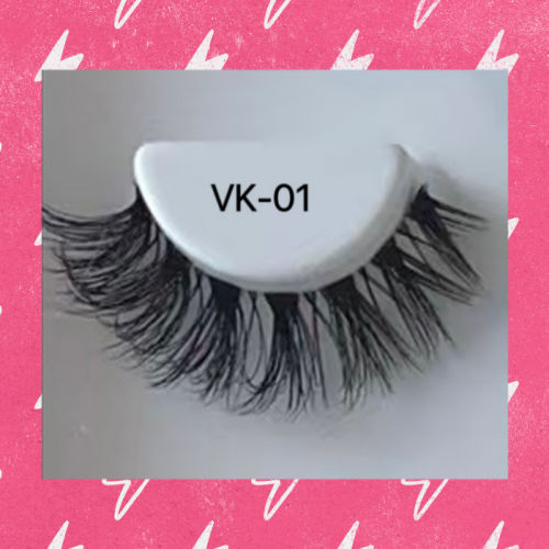 Clear Band 3D Volume Faux Mink Lashes VK-01