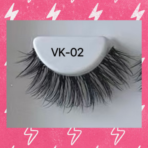 Clear Band 3D Volume Faux Mink Lashes VK-02