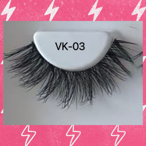 Clear Band 3D Volume Faux Mink Lashes VK-03