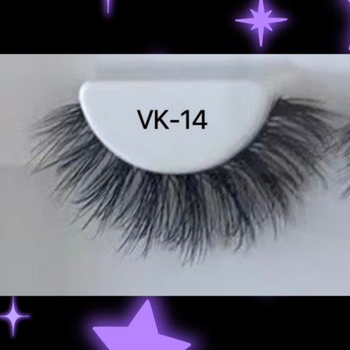 Clear Band 3D Volume Faux Mink Lashes VK-14