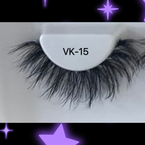 Clear Band 3D Volume Faux Mink Lashes VK-15