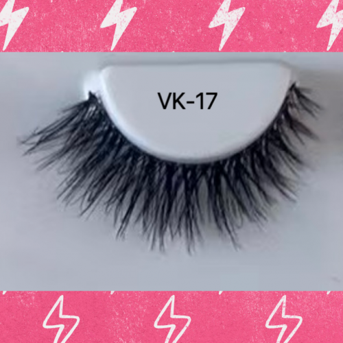 Clear Band 3D Volume Faux Mink Lashes VK-17