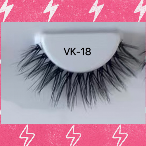 Clear Band 3D Volume Faux Mink Lashes VK-18