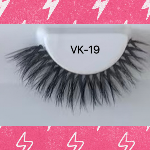 Clear Band 3D Volume Faux Mink Lashes VK-19