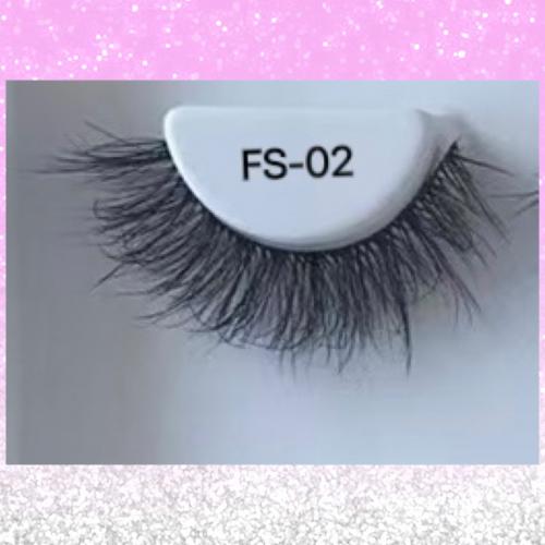 Clear Band Fluffy Faux Mink Lashes FS-02