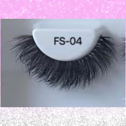 Clear Band Fluffy Faux Mink Lashes FS-04