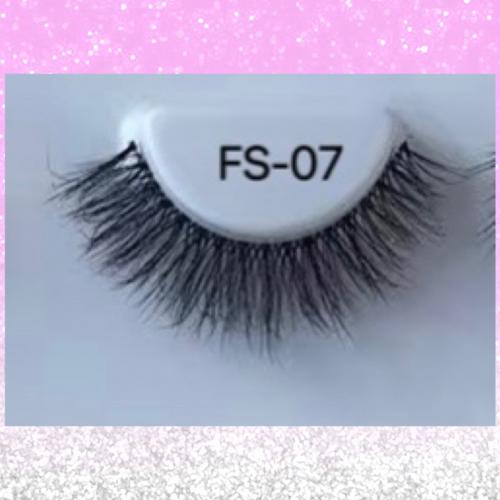 Clear Band Fluffy Faux Mink Lashes FS-07