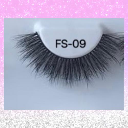 Clear Band Fluffy Faux Mink Lashes FS-09