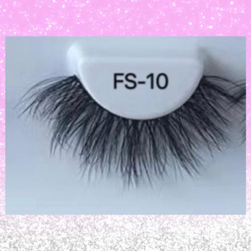 Clear Band Fluffy Faux Mink Lashes FS-10 - 副本