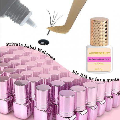1s drying black glue for eyelash extensions