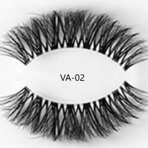 Clear Band 3D Silk Lashes VA-02