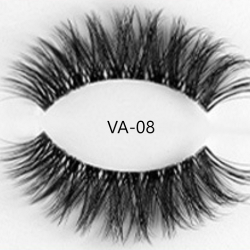 Clear Band 3D Silk Lashes VA-08